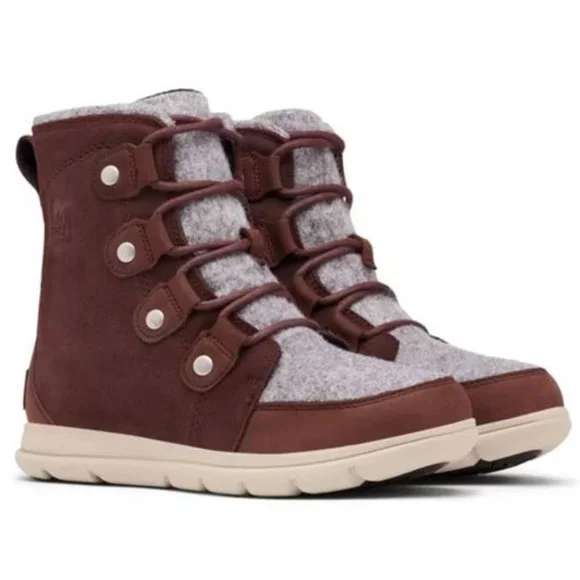 Sorel Women's Explorer Joan 'Redwood / Sequoia' NL3423-628 size 6 - Picture 1 of 10